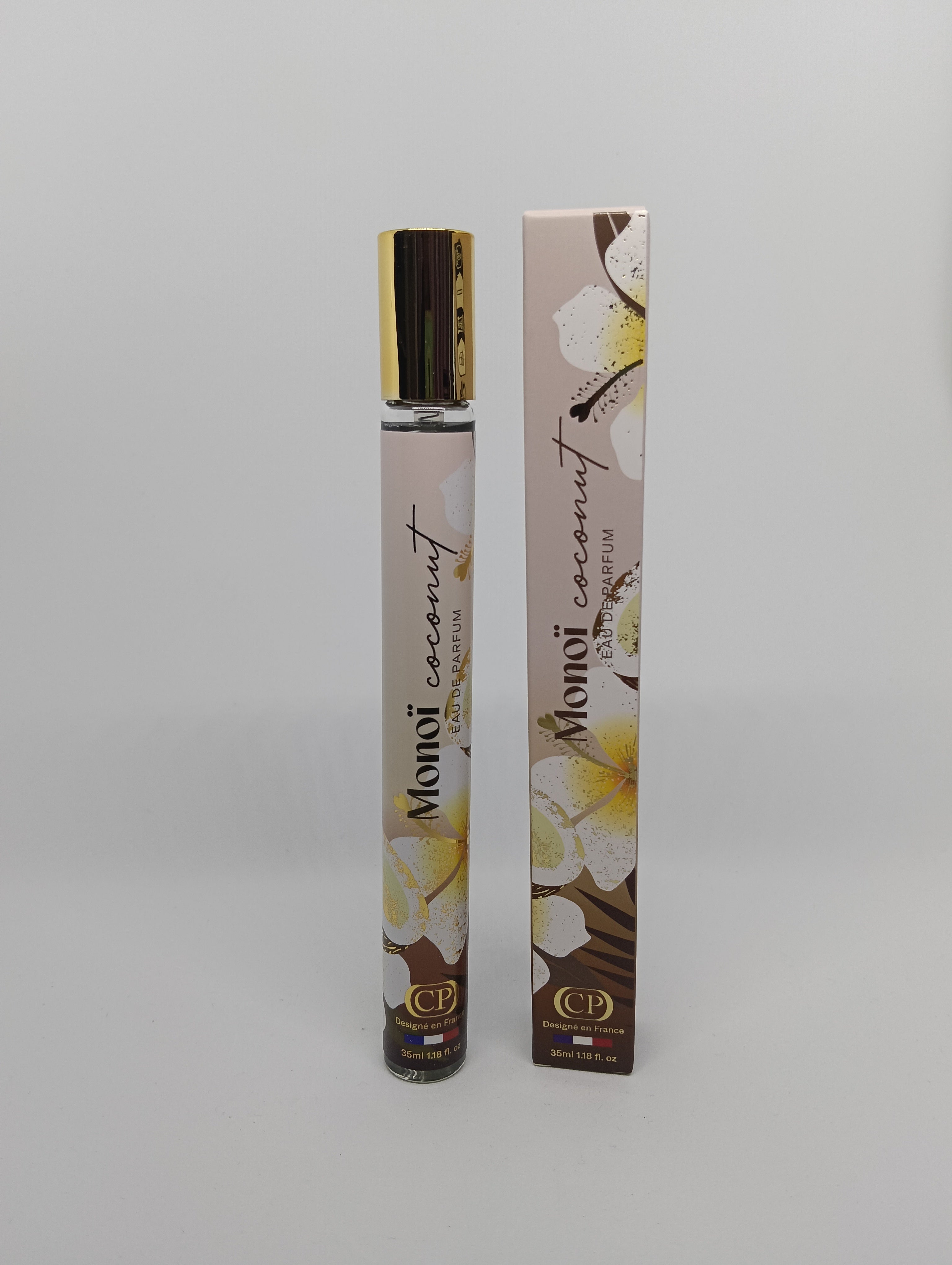 Monoï Coconut (Flacon Beige / Marron) 35 ml