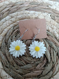 boucle d'oreille fleur marguerite