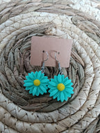boucle d'oreille fleur marguerite